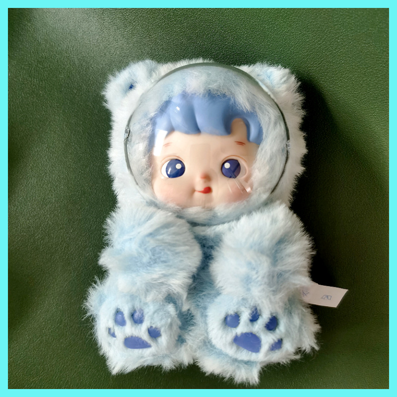 Carcasa protectora transparente de tercera generación de alta energía frontal LABUBU Bolsa protectora de tercera generación Carcasa protectora de alta transparencia