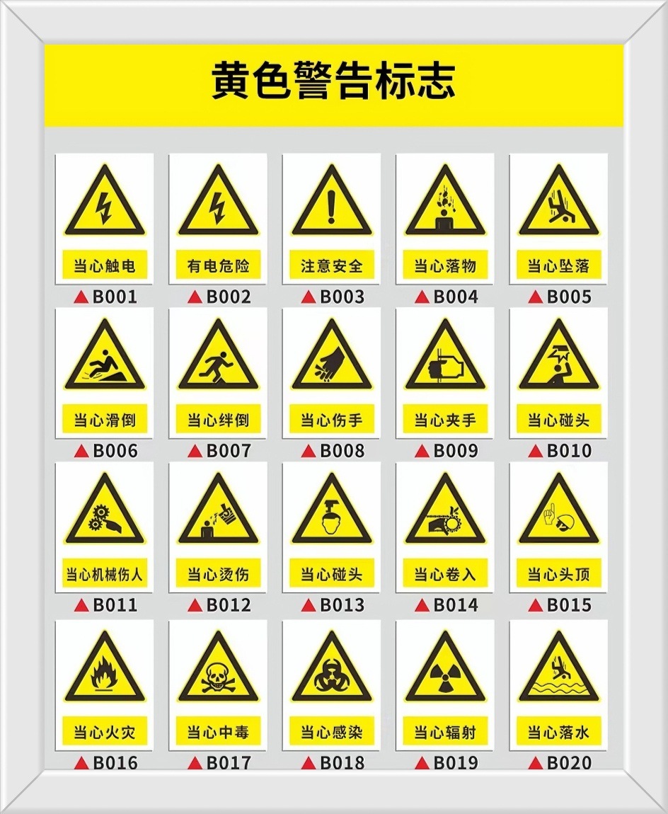 国标全套安全标志牌铝板反光膜警示牌PVC板指示牌品种齐全-阿里巴巴