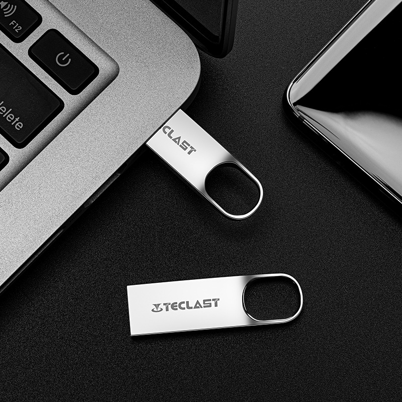 台电U盘乐环16G 迷你金属32G刻字 高速8g婚庆优盘64G礼品印制Logo