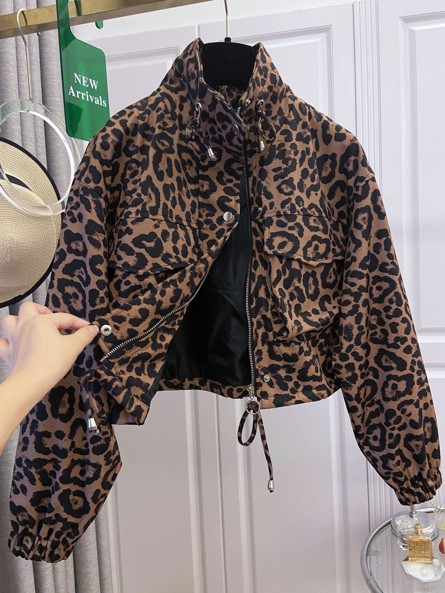 Amazonクロスボーダーヨーロッパとアメリカのショートワークジャケットレディース2025秋新作ルーズアメリカンジャケットジャケット