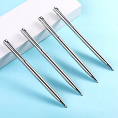 現物卸売りステンレス金属高士ペン広告プレゼント金属ボールペン金属ペンはロゴを作ることができる