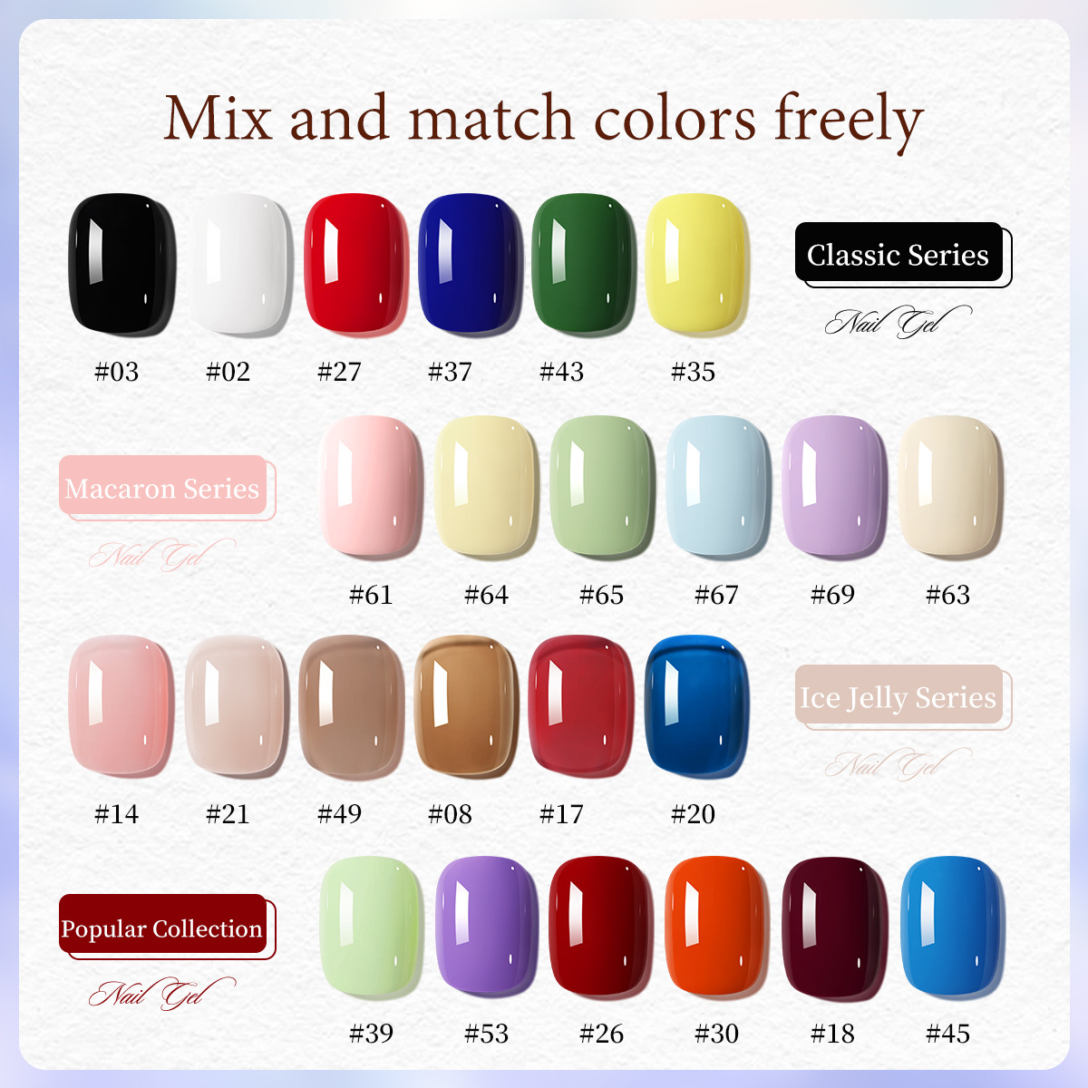 Macaron color pegamento de uñas 2025 nuevo estilo de moda Chellie rojo oliva verde pegamento de uñas