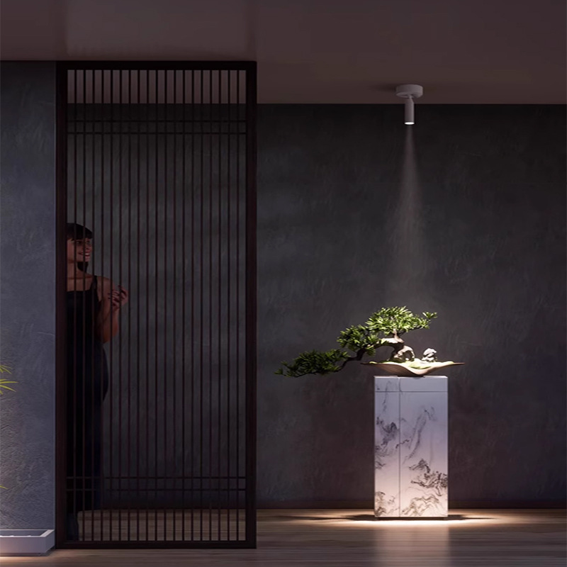 개방형 유도 스포트라이트가 집으로 들어갑니다. 인체 유도 빛은 3 도 8 도 15 도 작은 각도 빛의 빔 작은 각도를 제어합니다.