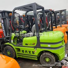 现代3吨叉车 二手叉车柴油 叉车电动3吨轮胎配件出口