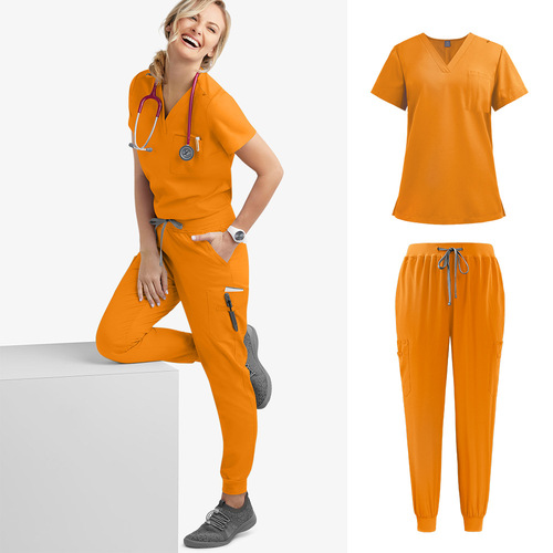 Dental hospital handwashing suits operating room handwashing suits sets doctors and nurses' uniforms spa beauty salon workwear medical and health staff uniforms