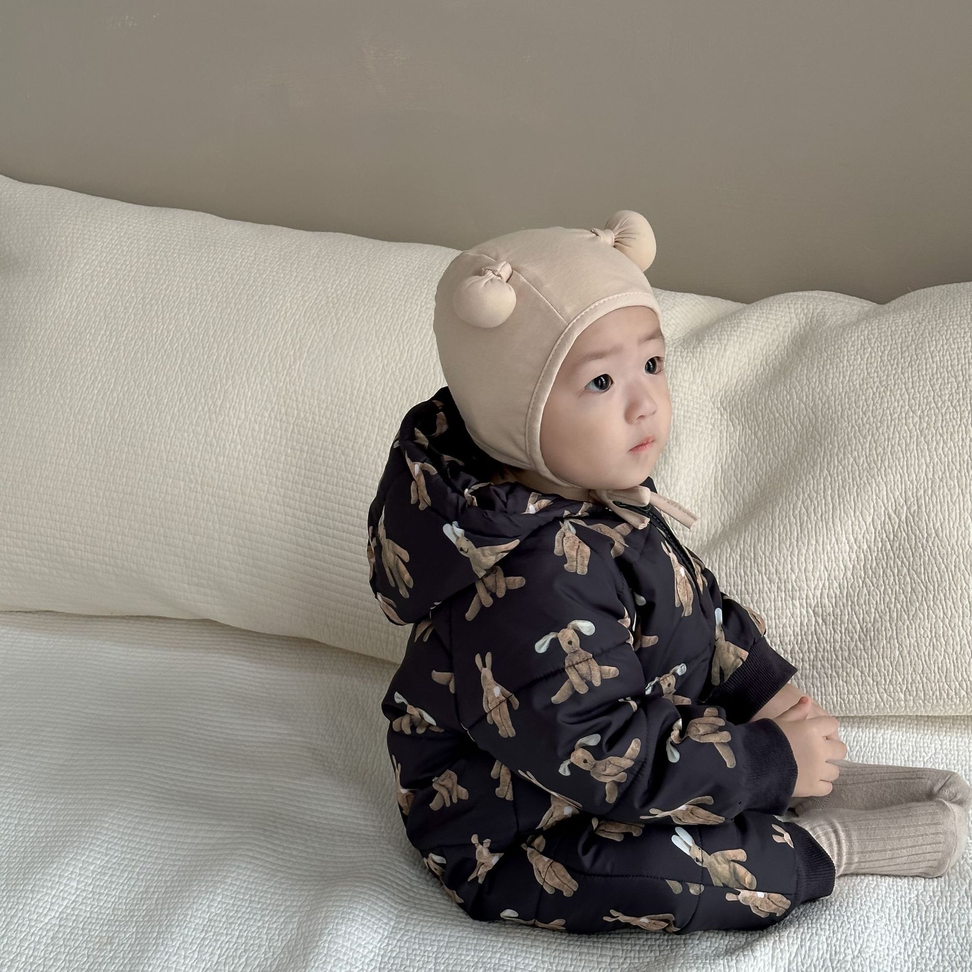 Babykleidung Baby-Herbst- und Winterkleidung Baby-Einteiler aus Baumwolle zum Ausgehen_voghion.com