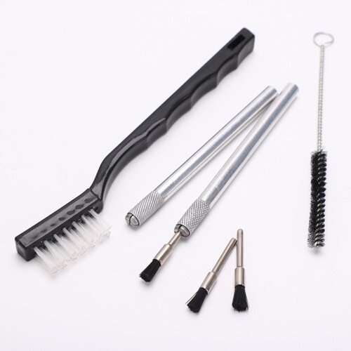 Cross-border hot selling spray gun cleaning brush, test tube nylon brush, spray gun pipe cleaning combination tool, bristle brush set
