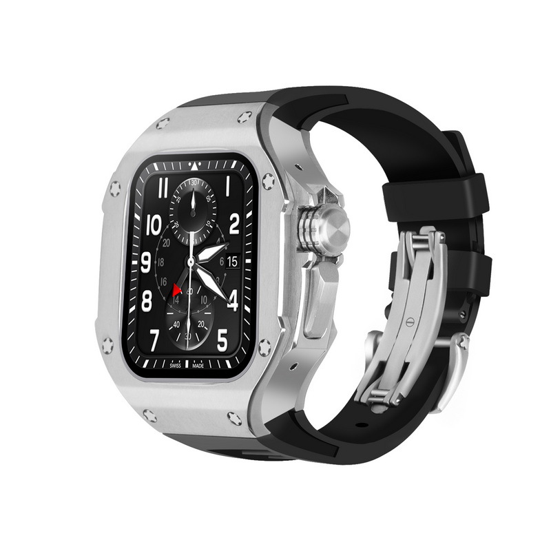 Para iwatch ultra49 reloj correa de Apple Correa protectora Shell 316L Acero inoxidable Richard cambiado al traje