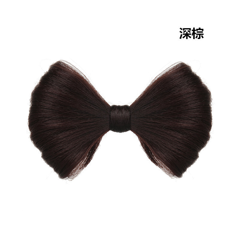 Bow ball head-dark brown