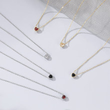 欧美新款心动项链女潮流时尚网红小众设计感简约个性爱心轻奢颈链