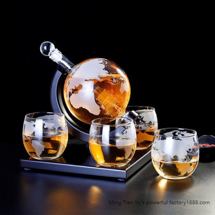 Distiller Globe Crafts Ornaments Whisky suit Decanter Borosilicate Glass Red Wine