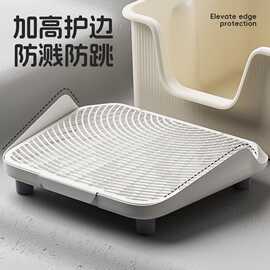 猫砂垫防带砂猫砂盆双层控砂踏板防外溅猫咪厕所垫子防带出控砂台