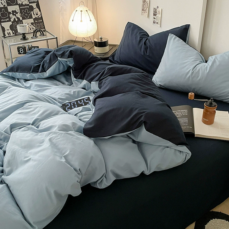 Комплект, тёплое зимнее съемное обору duvet cover, набор из 4 предметов, полный комплект