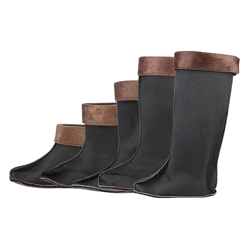 Зимние длинные резиновые сапоги, Хлопковый чехол, легкая Теплая мужская Водная обувь с высокой посадкой, бархатный чехол, внутренние резиновые сапоги с флисовой подкладкой, подкладка, чехол для ног