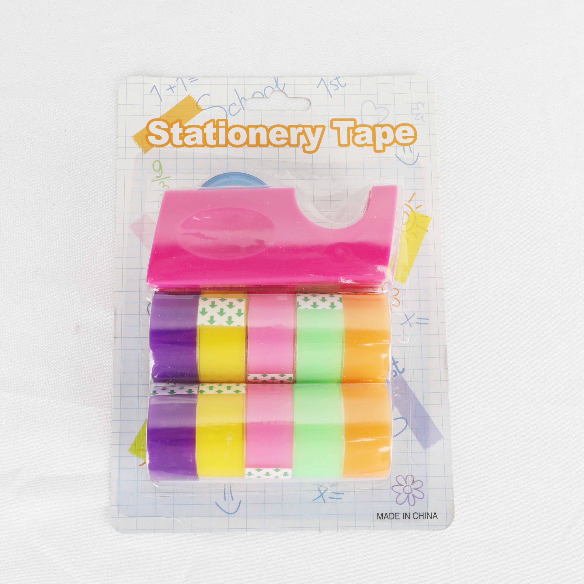 테이프 홀더 + 컬러 테이프 11 롤 [흡입 카드 * 색상 랜덤]]