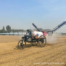 厂家直销大棚菜地喷药机 折叠杆四轮打药车 汽油高架打药机