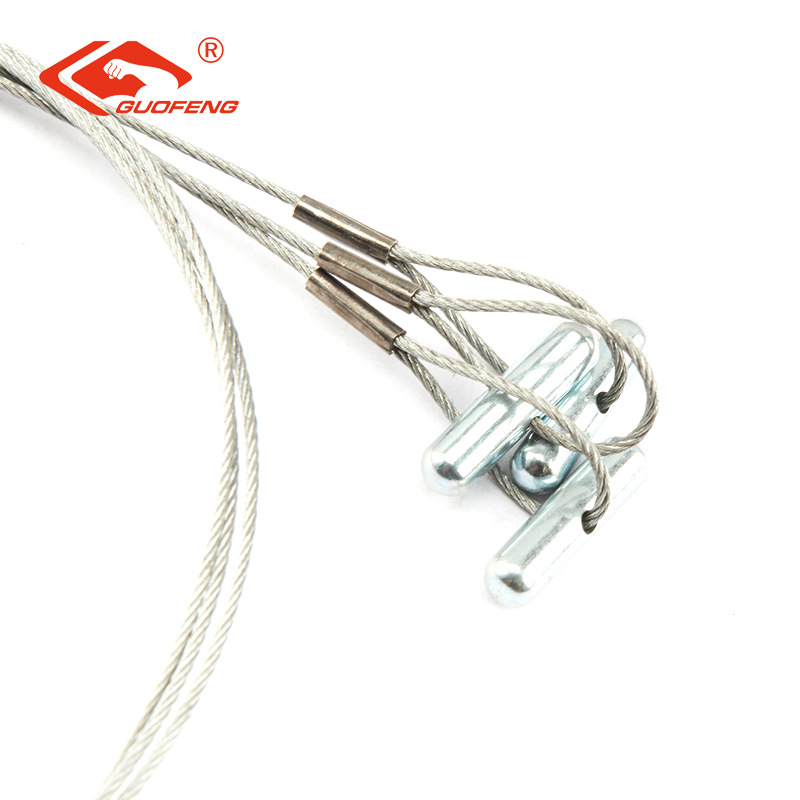 Custom LED iluminación cuerda de alambre de acero maceta cuerda de suspensión tres lámparas accesorios de cuerda de suspensión de lámpara de planta lámpara de cuerda de suspensión
