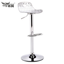 现代简约金属吧台椅高脚凳升降旋转酒吧咖啡厅家用批发促销