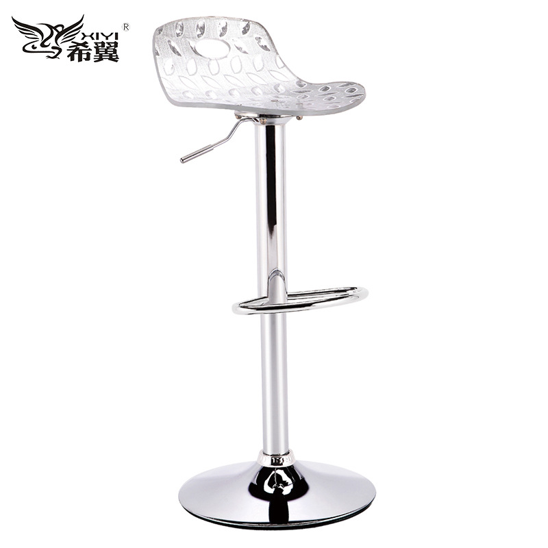 现代简约金属吧台椅高脚凳升降旋转酒吧咖啡厅家用批发促销