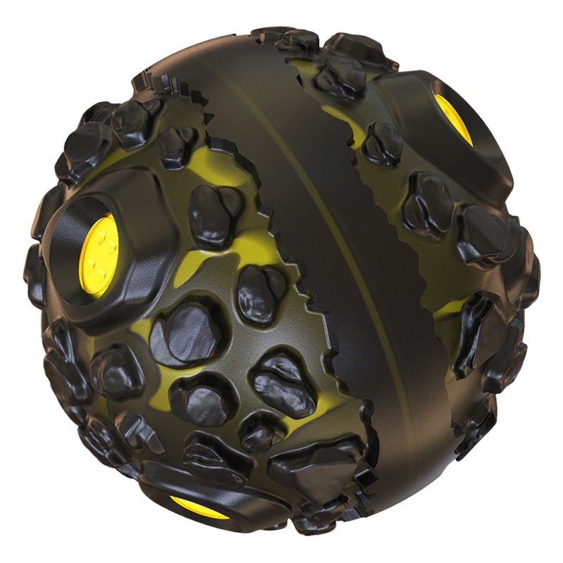 Suministros para Mascotas Fábrica empresa al por mayor nuevo popular Amazon meteorito sonido molienda bola perro de juguete