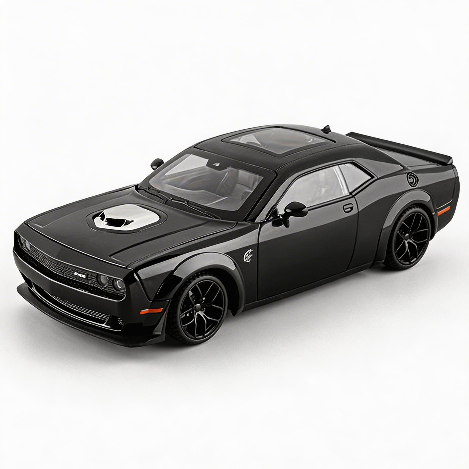 1:18 Dodge Inferno gato modelo de automóvil de aleación Echo sonido y luz dormitorio estudio decoración hermosa regalo preferido del Día del Trabajo