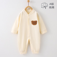 Spring Baby All-in-One Suit Pure Cotton Grade A Summer Baby Girl Pajamas Newborn Clothes Boy Crawling Suit Autumn Boneless