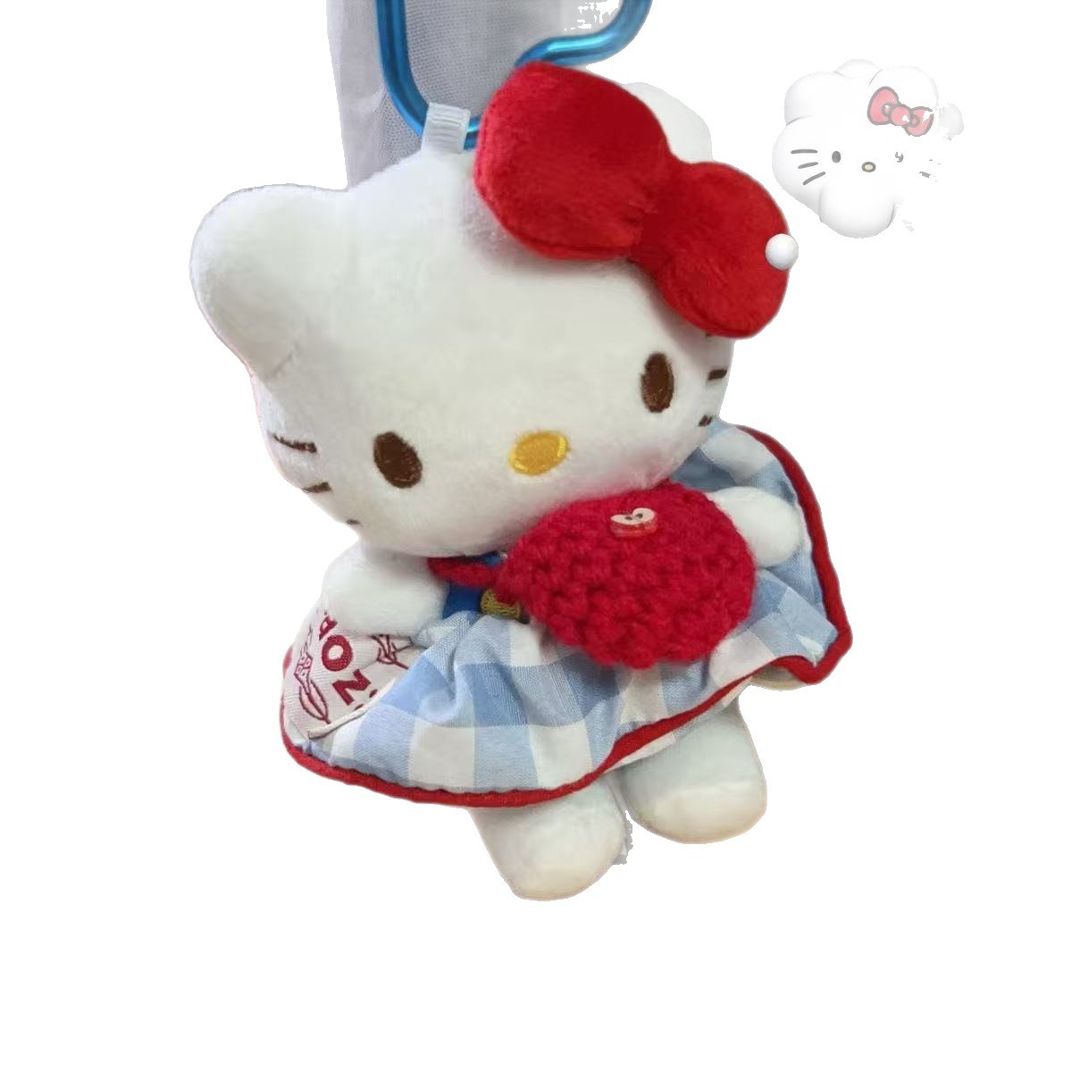 Colgante de gato Kitty manzana bolso de mano vestido grande kt colgante de llaver bolso muñeca colgante regalo de novia