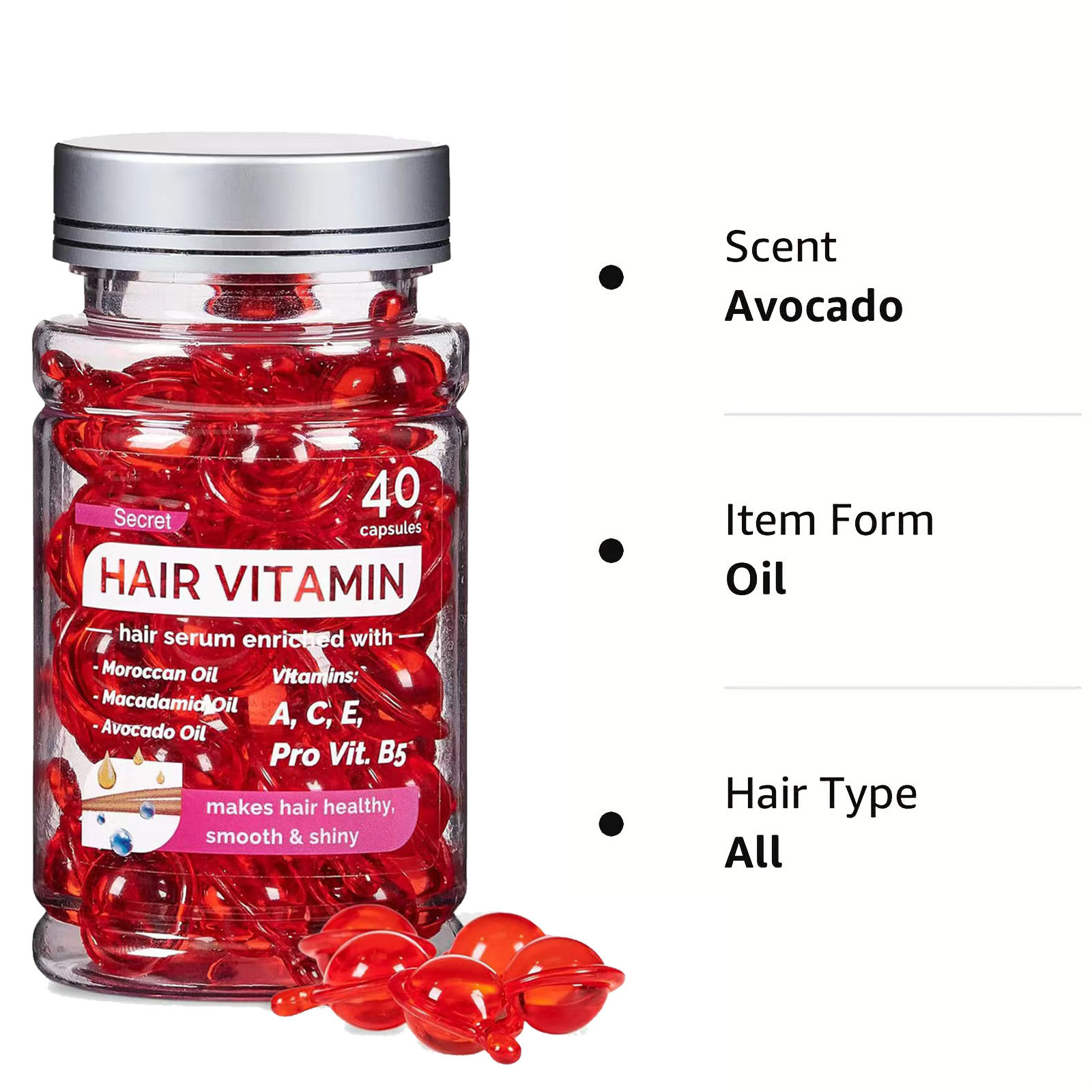 100g Weight Hair Care Essential Oil Personal Care Type Essential Oil Capsule Material Letter Pattern Modern Style, Classic Style Style Letter Hair Care Essential Oil Modern Style Classic Style Personal Care 3