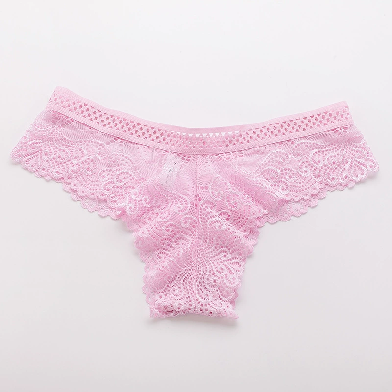 lace women's briefs, low–mid waist, breathable lace, lightweight, multiple colors S–XL