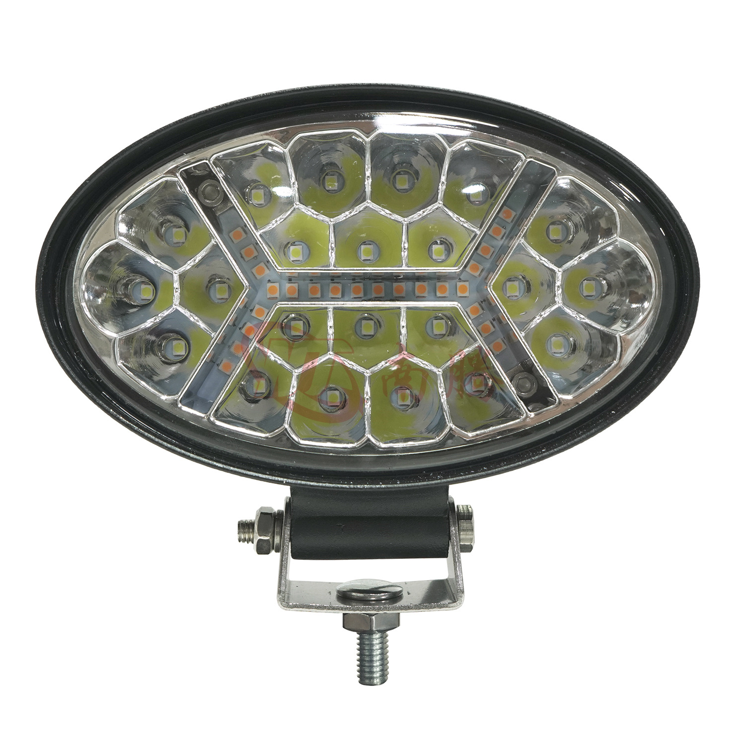 Carcasa redonda para luz de trabajo LED de 60W para coche, carcasa para luz de montacargas, accesorios para carcasa de luz de coche, carcasa de luz de coche de fundición a presión. image 6