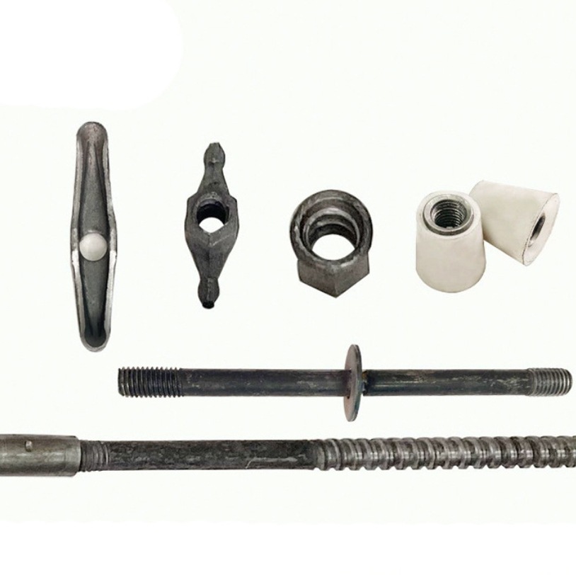 螺纹螺柱穿墙对拉丝螺杆现货三段式止水螺杆建筑工地用梯形扣螺