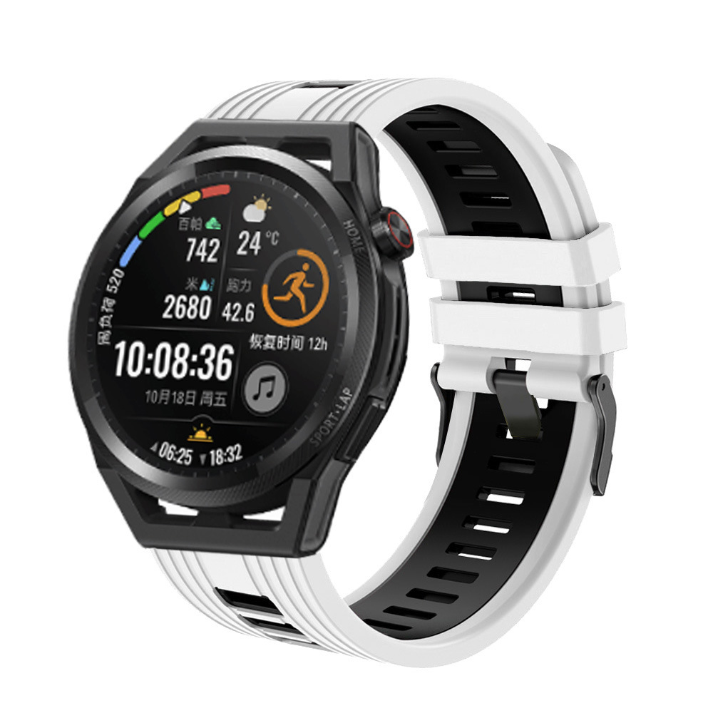 For Huawei GT Runner Two-Tone Silicone Strap Huawei GT Runner Official Running Wristband