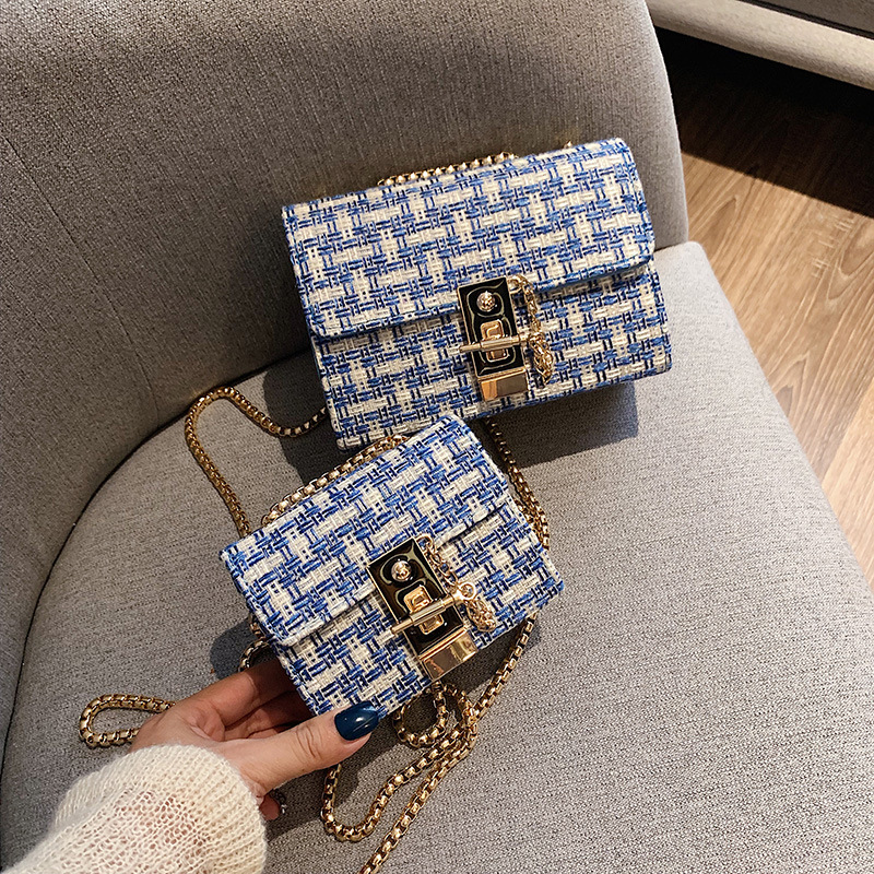 Street 2023 Nuova borsa a tracolla Borsa a catena in lana moda Borsa da donna Piccola borsa a tracolla rossa in rete fresca_voghion.com