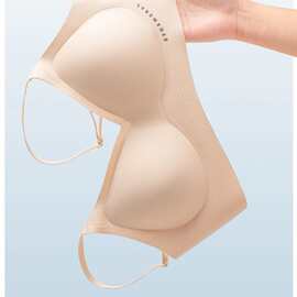 婷婷930#裸感固定杯排扣美背内衣M-2XL亲肤透气文胸特批跑量尾单