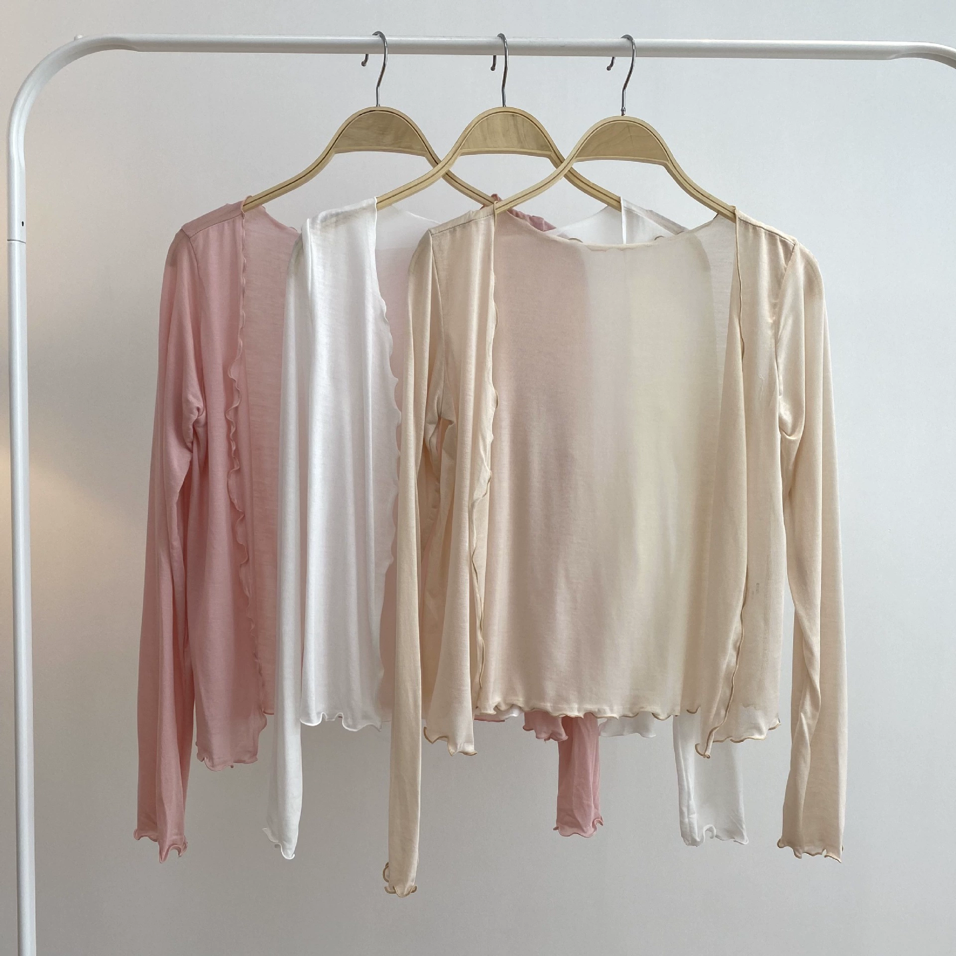 Летний Ультратонкий Кардиган из дерева Tencel с ушками (дорогая ткань)