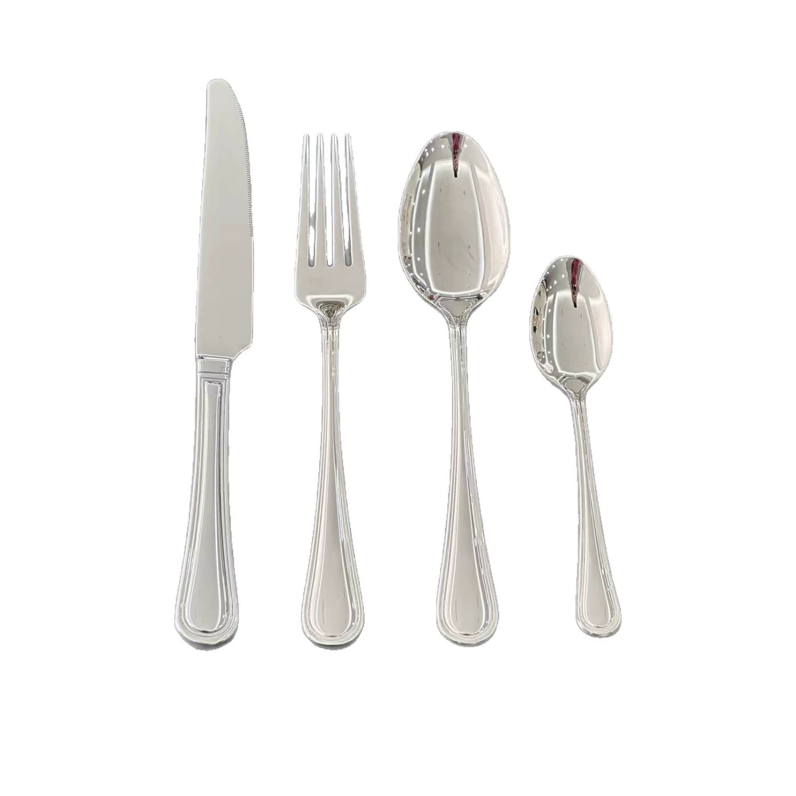 Tableware stainless steel, dessert set, fruit fork, mirror effect