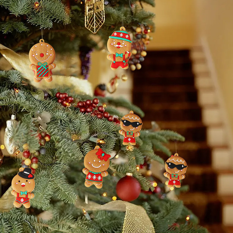 在庫ありクリスマスジンジャーブレッドモンスターペンダントクリスマスツリーデコレーションビスケットマンペンダントクリスマスツリーペンダントアレンジメント卸売|undefined