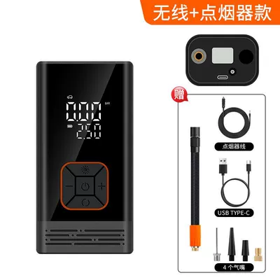 Tire Small Air Pump, Hava nasosu - a11-wireless-cigarette-lighter-model