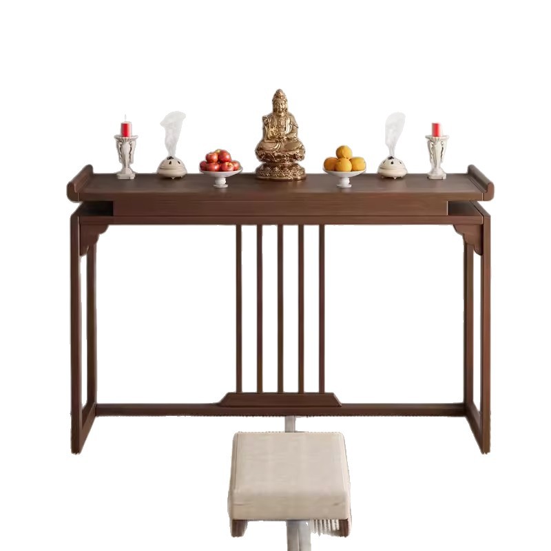 Nuevo estilo chino de madera sólida para la mesa de oración de la mesa image 6