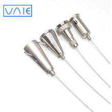 厂家直批金属锁线器天花吊顶升降绳钢丝绳锁线器吊灯悬挂轨道配件