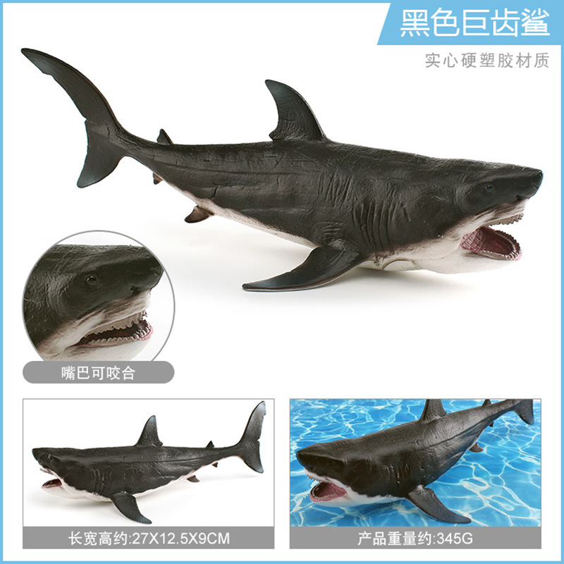 Simulación Marina animal gigante diente tiburón blanco tiburón espiral diente tiburón hueco modelo simulación Vida Marina adornos estáticos