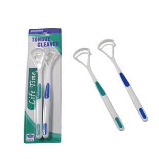 Foreign trade order promotion tongue brush cleaner tongue brush 2 pack 30g