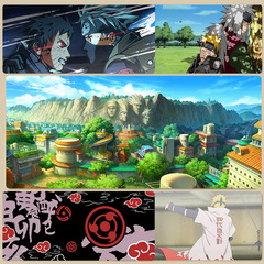 アニメnaruto-ナルト-マウスパッドナルトサスケカカシひなた宇智波イタチ超特大テーブルパッドキーボードパッド
