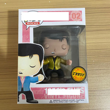 FUNKO POP猫王埃尔维斯手办人偶明星影视周边1950 S玩具公仔金色