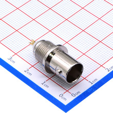 泰华BNC母座视频连接器BNC-母头焊线 冲针50KY母座射频连接器