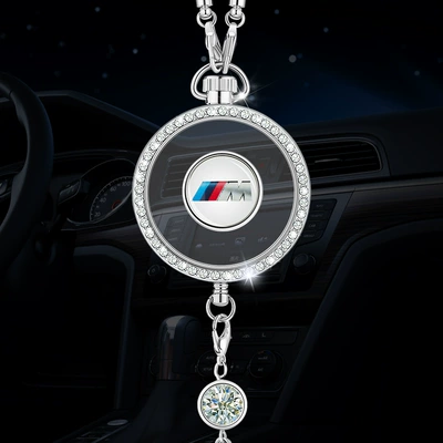 Car hanging — and Car Interior Decorations for Women - bmw-m-standard-weekly-drilling-glue-pendant-with-a-bottle-of-sea-perfume