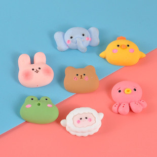 Small sheep resin accessories diy handmade material hairpin hair accessories Rabbit accessories mobile phone case cream home accessories New