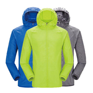 Couple Hooded Sun Protection Clothing Men's Summer Outdoor Quick-Drying Skin Clothing Jacket Breathable Anti-Uv Sports Women's Thin