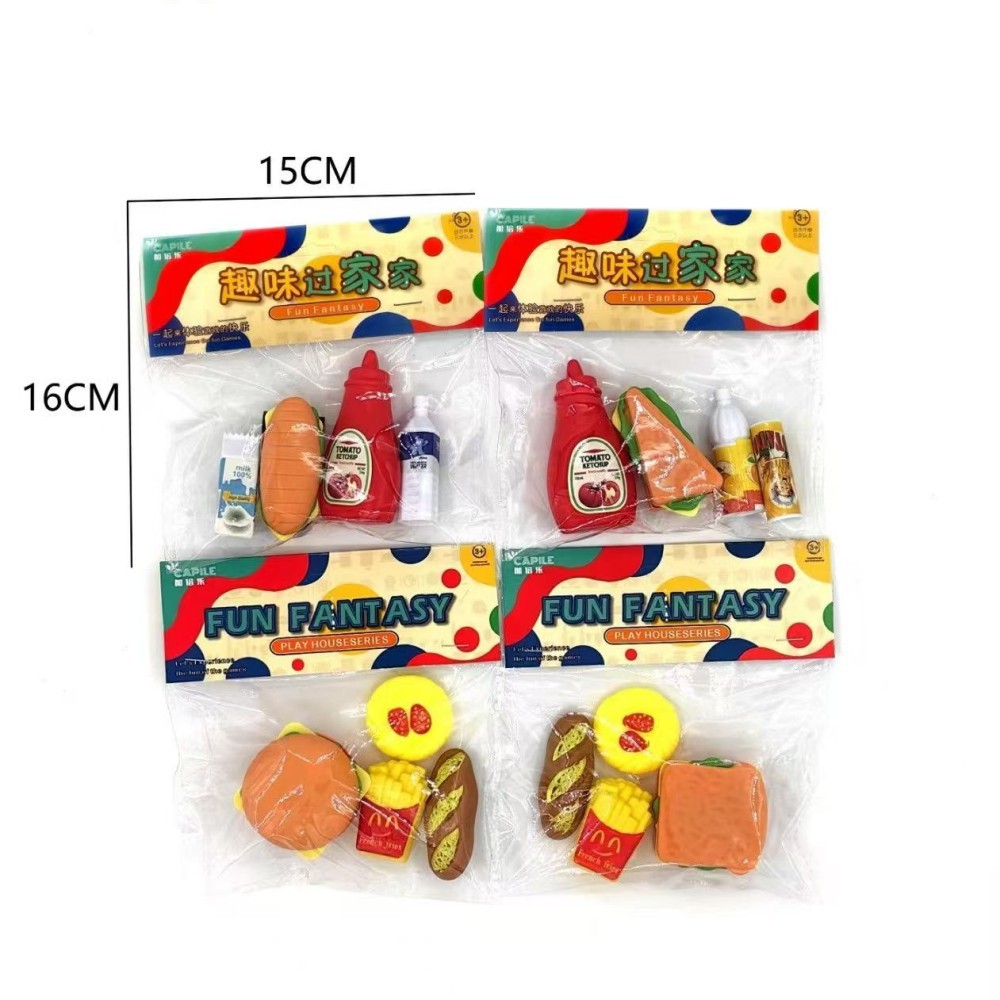 Juguetes para niños, estetoscopio de pesca de cocción de Kanto, bolsas de avión de hamburguesas, regalos para niños y niñas