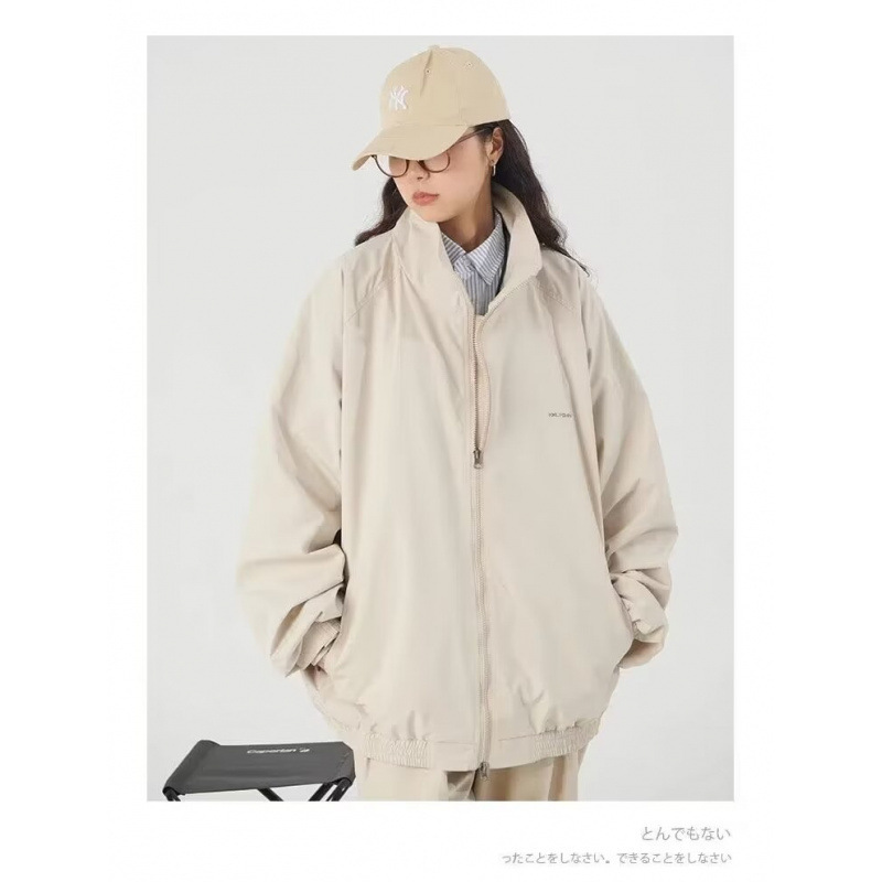 2024 Spring and Autumn Japanese Style Retro Casual Loose Wear Vertical Collar Work Jacket Jacket All-match Jacket 2024 Spring and Autumn Japanese Style Retro Casual Loose Wear Vertical Collar Work Jacket Jacket All-match Jacket